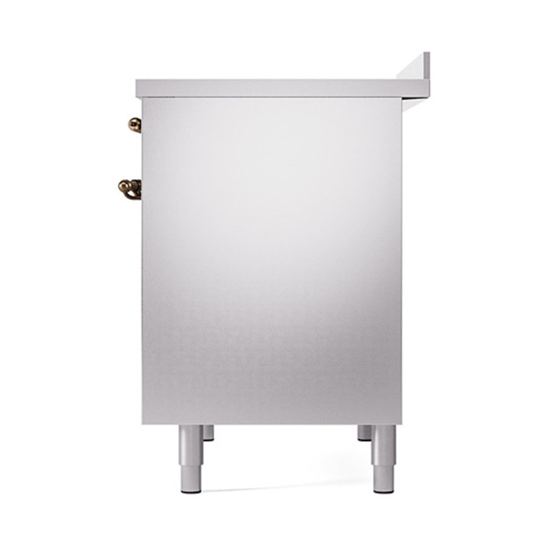 ILVE Nostalgie II Noblesse 40 in Induction Range, Stainless Steel/Burnished