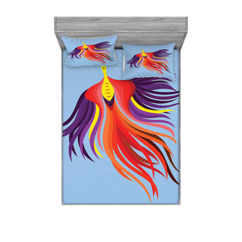 Ensemble de draps en microfibre Phoenix, Ensemble de draps pour grand lit + un drap-housse 