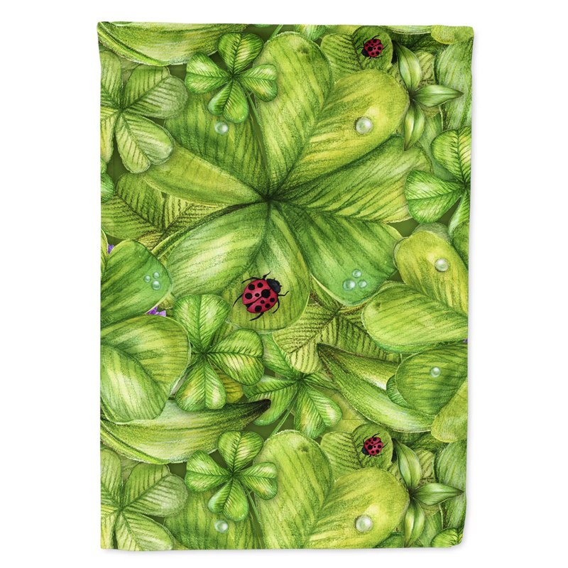 Multicolore, drapeau de jardin irlandais St Patrick's Day