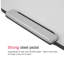 Poubelle à pédale rectangulaire innovante en acier inoxydable avec deux compartiments de 30 litres et 30 litres pour la cuisine Innovaze-114222425