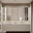 Barnaba Metal Framed Full Length Mirror-666236032-623827424