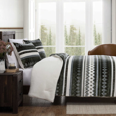 Ensemble d'édredon réversible Eddie Bauer Shelton Fair Isle