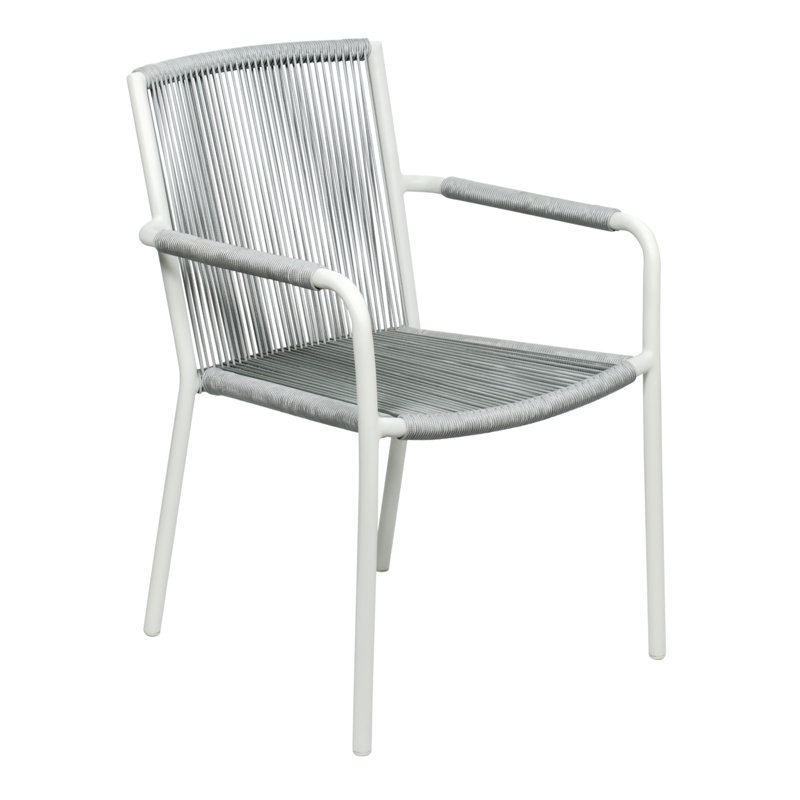 Archipelago Outdoor Dining Armchair, Coconut White