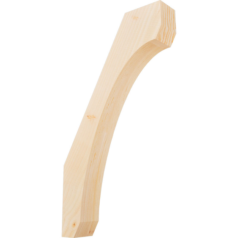 Legacy Knee Brace, Douglas Fir, 28" H x 3.5" W x 16" D