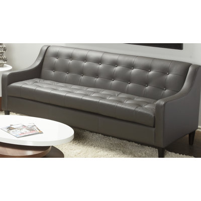 Cameo Collection Leather Loveseat