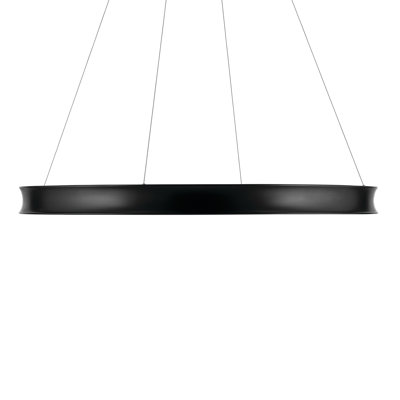 Lustre circulaire doux et moderne à DEL