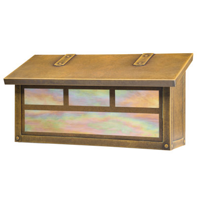 Giunta Brass Wall Mounted Mailbox