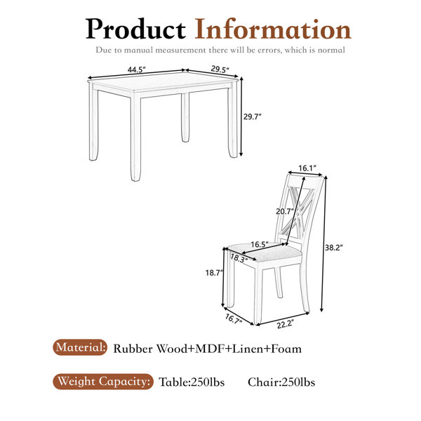 Dimensions du produit