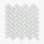 1" x 2" Marble Herringbone / Chevron Mosaic Wall & Floor Tile