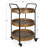 Rayle Round Solid Wood Bar Cart