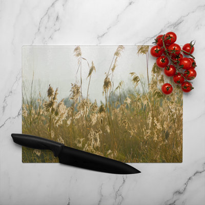 Plumes Slimbridge Designer Glass Chopping Board