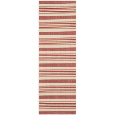Tapis intérieur / extérieur à rayures Herefordshire Performance