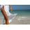 Sarong blanc sur la plage par CDheatley