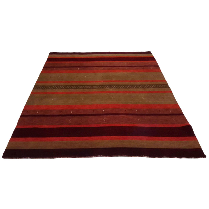 Striped Area Rug in Multicolor