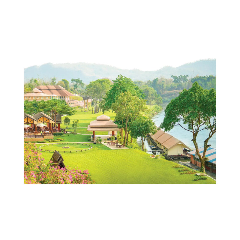 Thailand 127 1 Piece Wrapped Canvas Painting, 30.48 cm H x 45.72 cm W