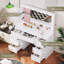 3 Colors Light Dressing Table With Jewelry Cabinet Makeup Mirror