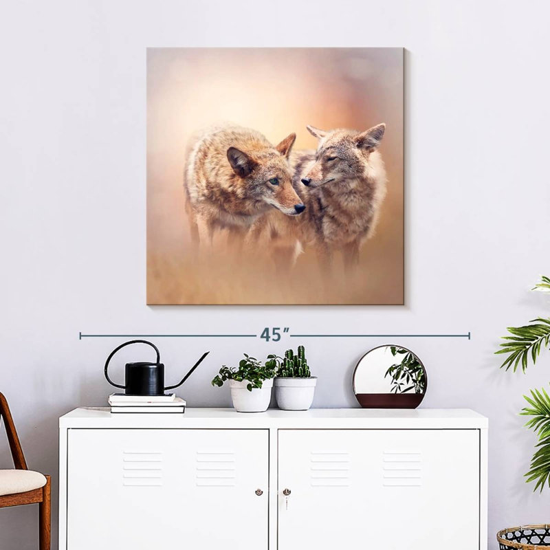 Crowle Dreamy Coyotes, 30" H x 30" W