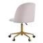 Chaise de travail rembourrée à hauteur ajustable Ramonne-664524410