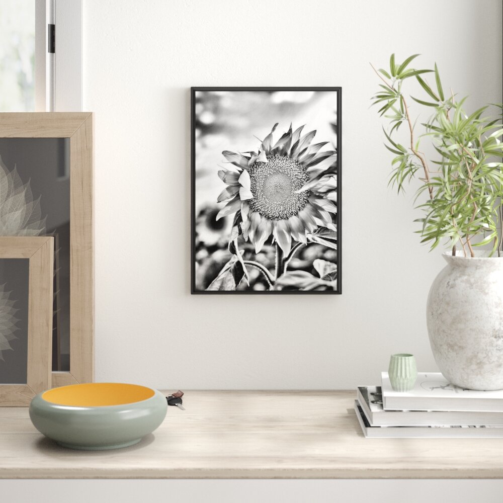 Gerahmtes Wandbild Sonnenblumenfeld SonnenblumeSonne