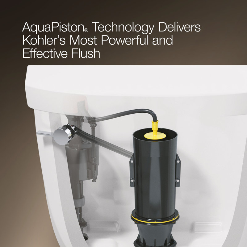 Cimarron® Two-Piece Elongated Toilet, 1.28 Gpf, Biscuit