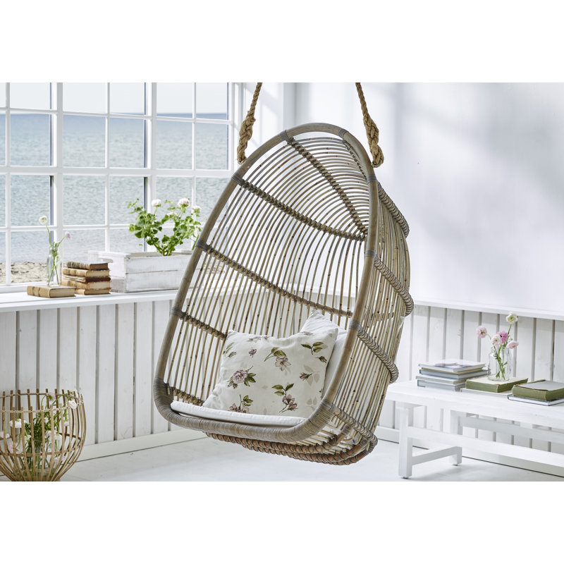 Balancelle Plevna, Gris taupe / toile blanche, Gris taupe
