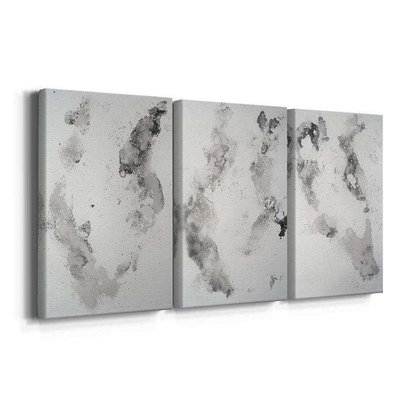 ABSTRACT Series DCC-XXVI - Toile tendue sur mesure - 3 pièces, H 12 po x l 24 po