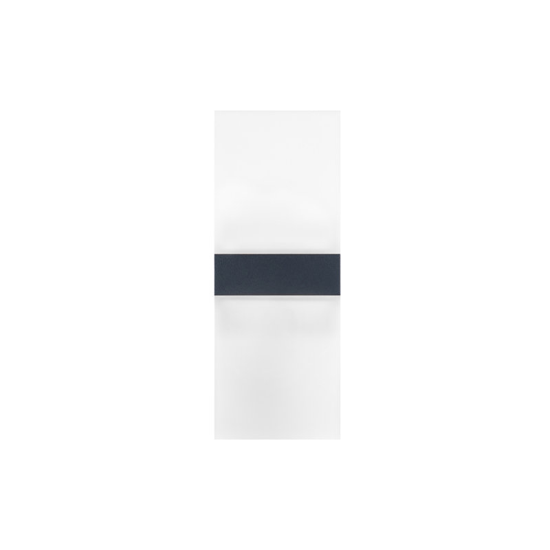 Roland 12" Dimmable LED Wall Sconce in Black, 3000K Colour Temperature 