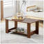 Table basse, table à thé et table basse rectangulaire moderne en bois à deux couches Modern -2037049568-2037049573