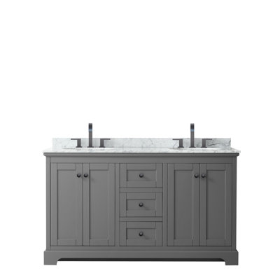 Ensemble de meuble-lavabo double 60 po Avery
