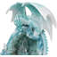 Figurine œuf de neige en hiver