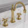 Widespread 2-handle Bathroom Faucet with Drain Assembly