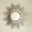 Miroir 33 po Gemme, miroir décoratif en forme de Sunburst