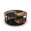 Ensemble de tables basses Zenith Modern YinYang