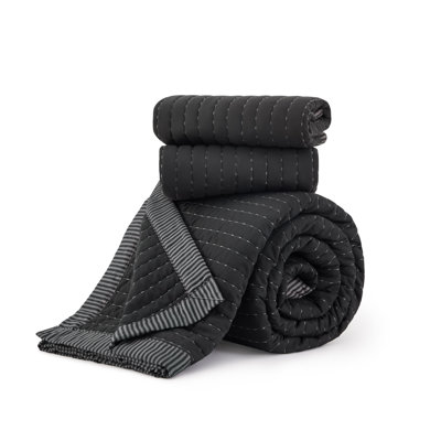  Quilts - Soft Lightweight Quilted Bedspread Coverlet with Contrast Stitching