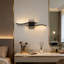 23.6 Inch Modern LED Bathroom Vanity Light Over Mirror, 5CCT Dimmable Wall Sconce With Wavy Design, Energy-Saving Fixture For Bathroom, Bedroom, And Living Room