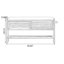 Banc rembourré gris-1679547700