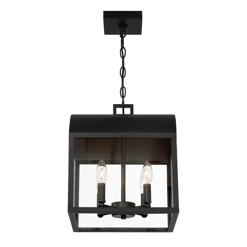Luminaire suspendu d'extérieur 4 lumières SOYAR, noir