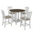 Space-saving Foldable Dining Table Set For Four - Perfect For Small Spaces