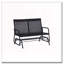 Banc de patio extérieur en osier