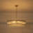 6-light Modern Dimmable 2-tiered Glass Chandelier