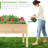 Wooden High-rise Garden Bed for Outdoor, Deep Large Planter Box