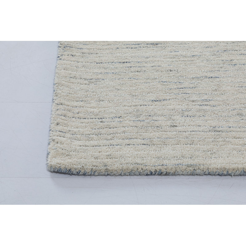 Surf Hand Tufted Area Rug in Blue, Rectangle 5' x 8'