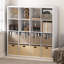 Cubicle 147.19cm H Media Shelves-121084212