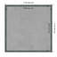 Tableau magnétique encadré étroit bleu-gris rustique-833001080