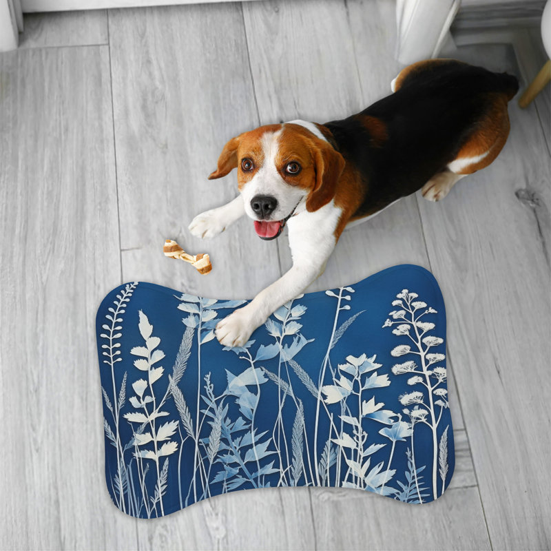 Indigo Impressions - 1 Piece Bone Shape Feeding Mat