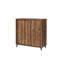 Armoire à chaussures avec finition moderne en chêne - 4 compartiments et tablettes réglables pour un look contemporain