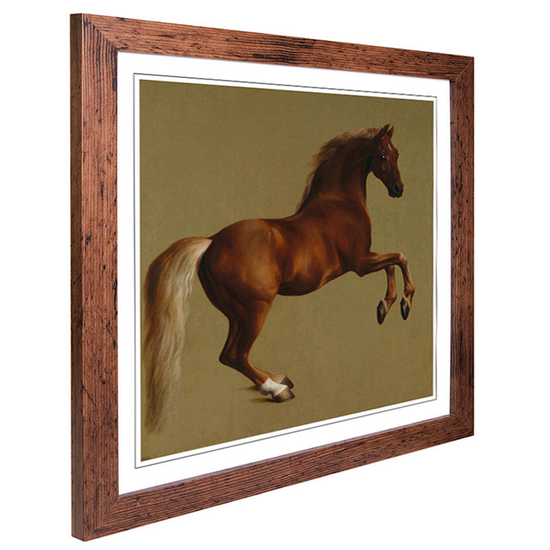 George Stubbs - Single Picture Frame Painting, Walnut