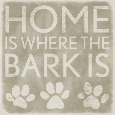 Home Bark 3 - Wrapped Canvas Print