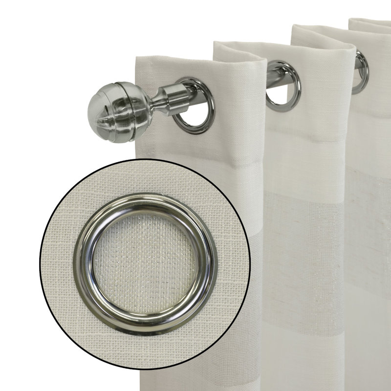 Rideau en polyester, L 112 po x L 95 po