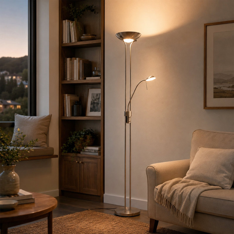Lampe torchère à DEL 71 po Hajrat
